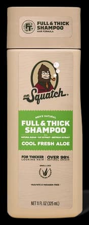 Dr. Squatch Cool Fresh Aloe Full & Thick Shampoo