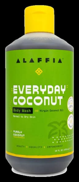 Alaffia EveryDay Coconut Body Wash, Purely Coconut, 16 oz