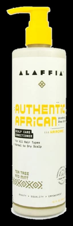 Alaffia Authentic African Scalp Care Conditioner, Soothing Tea Tree & Mint