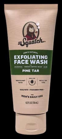 Dr. Squatch Pine Tar Exfoliating Face Wash