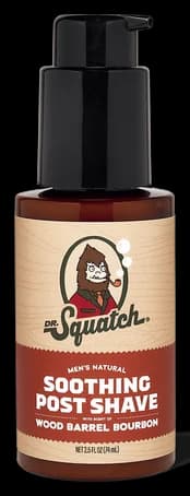 Dr. Squatch Soothing Post Shave Wood Barrel Bourbon