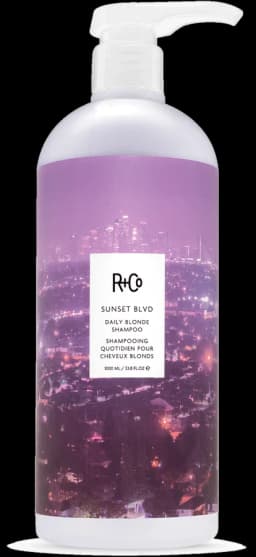 R+Co SUNSET BLVD Daily Blonde Shampoo Retail Liter
