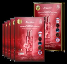JM solution 3D Luminous Rose PDRN Whitening Mask (Foil)