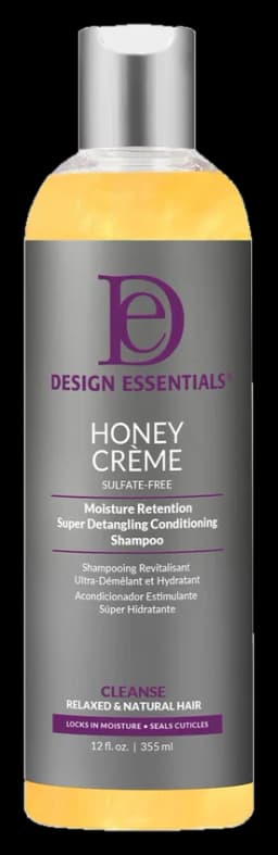 Design Essentials Honey Creme Moisture Retention Super Detangling Conditioning Shampoo