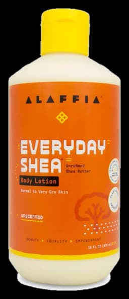 Alaffia EveryDay Shea Body Lotion, Unscented, 16 oz