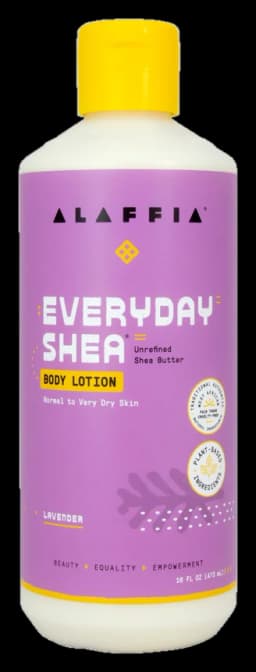 Alaffia EveryDay Shea Body Lotion - Lavender 16 oz
