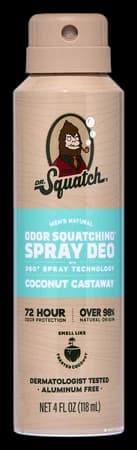 Dr. Squatch Coconut Castaway Spray Deodorant