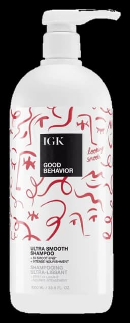 IGK Hair Good Behavior Ultra Smooth Shampoo Liter
