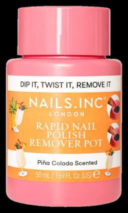 Nails.INC Piña Colada Scented Rapid Nail Polish Remover Pot