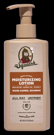 Dr. Squatch Wood Barrel Bourbon Lotion