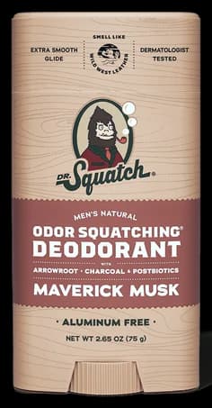 Dr. Squatch Maverick Musk Deodorant
