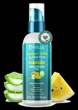 Mielle Organics Kalahari Melon & Aloe Vera Deep Hydration Weightless Oil