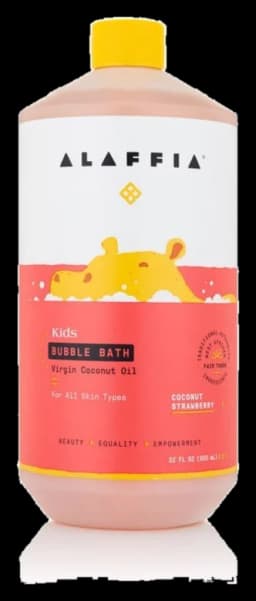 Alaffia Kids Bubble Bath - Coconut Strawberry