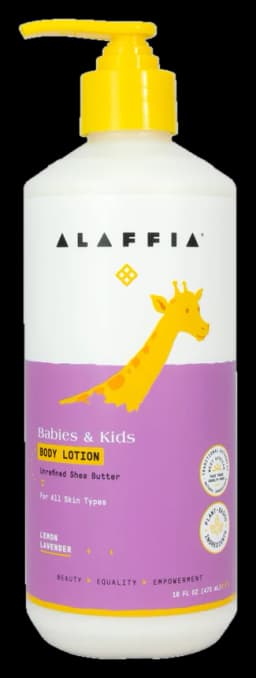 Alaffia Babies & Kids Body Lotion - Lemon Lavender 16 fl oz