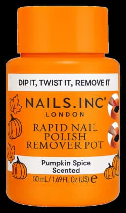 Nails.INC Pumpkin Spice Scented Rapid Nail Polish Remover Pot