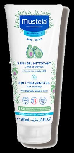 Mustela 2 en 1 Gel Nettoyant à l'avocat