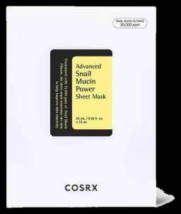 코스알엑스 Advanced Snail Mucin Power Sheet Mask 10 Sheets