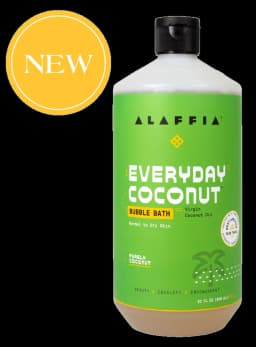 Alaffia Alaffia EveryDay Coconut Bubble Bath, Purely Coconut  32oz