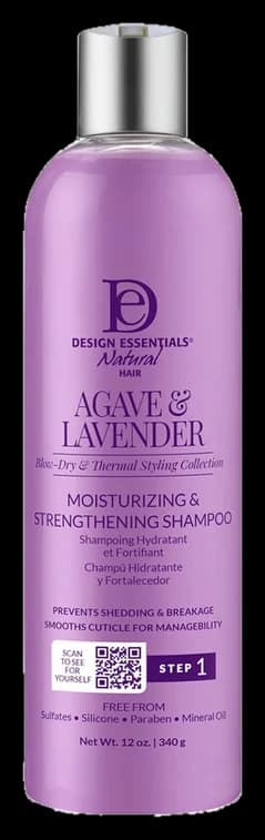 Design Essentials Agave & Lavender Moisturizing & Strengthening Shampoo