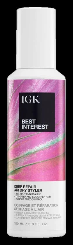 IGK Hair Best Interest Deep Repair Air Dry Styler