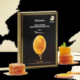제이엠솔루션 꿀광 로얄 프로폴리스 마스크 플러스 블랙 30ml 10매입