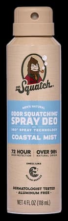Dr. Squatch Coastal Mist Spray Deodorant