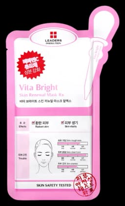인솔루션 비타 브라이트 스킨리뉴얼 마스크 Rx