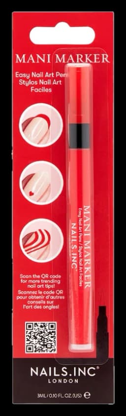Nails.INC Lipstick Red Mani Marker Nail Art Pen
