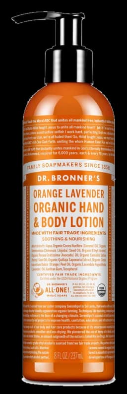 닥터브로너스 Orange Lavender - Organic Lotions
