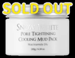 Snow White Pore Tightening Cooling Mud Pack