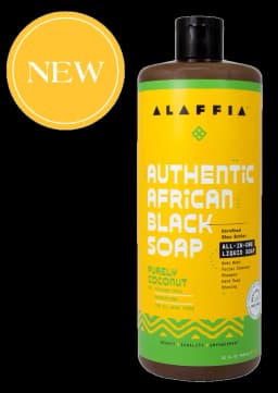 Alaffia Alaffia Authentic African Black Soap – Purely Coconut 32oz