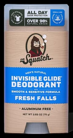 Dr. Squatch Fresh Falls Invisible Glide Deodorant