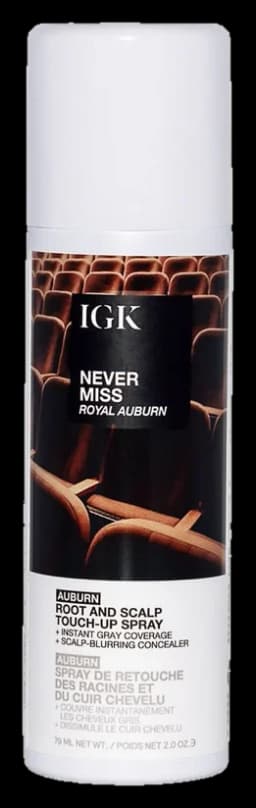 IGK Hair Never Miss Root and Scalp Touch-Up Spray - Auburn