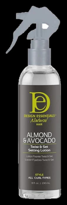 Design Essentials Almond & Avocado Twist & Set Setting Lotion