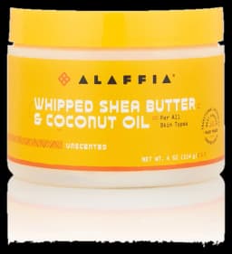 Alaffia Whipped Shea Butter & Coconut Oil - Unscented 4 oz