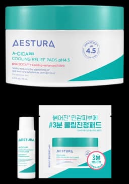 A-Cica 365 Cooling Pack Pad pH4.5 110ml (60 Sheets)