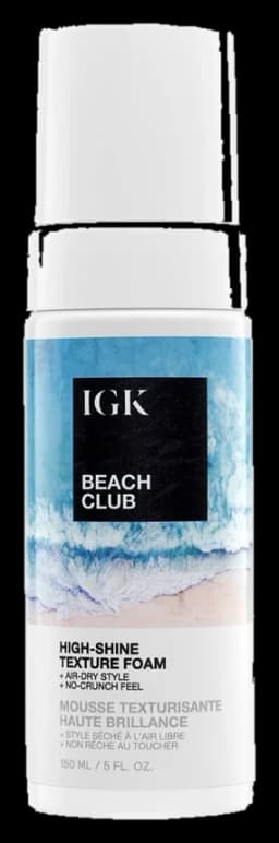 IGK Hair Beach Club High-Shine Texture Foam