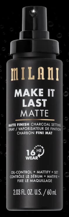 Milani Make It Last Matte - Matte Finish Charcoal Setting Spray
