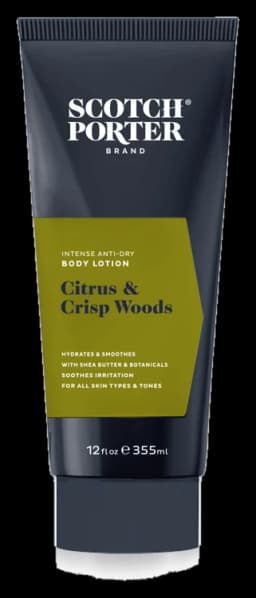 Scotch Porter Intense Anti-Dry Body Lotion | Citrus & Crisp Woods