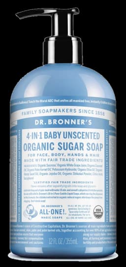 닥터브로너스 Unscented - Organic Sugar Soaps