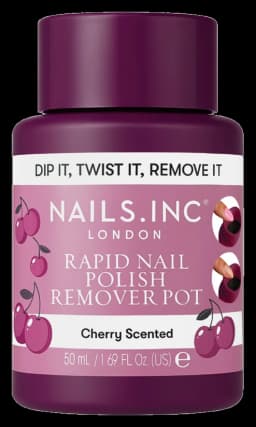 Nails.INC Cherry Scented Rapid Nail Polish Remover Pot