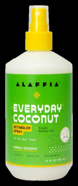 Alaffia EveryDay Coconut Conditioning Detangler Spray, Purely Coconut 12oz