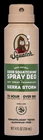 Dr. Squatch Sierra Storm Spray Deodorant