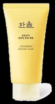 Hanyul Yuja Brightening Mask to Foam Cleanser