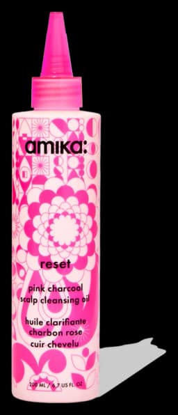amika reset | pink charcoal scalp cleansing oil