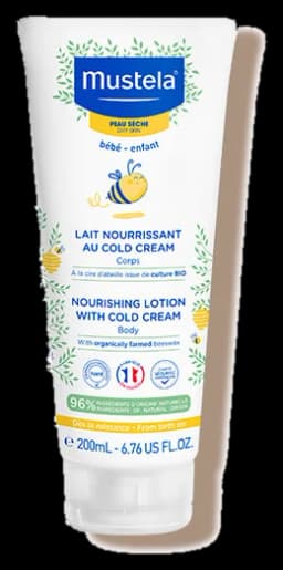 Mustela Lait nourrissant au Cold Cream à la cire d'abeille