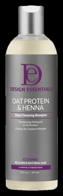 Design Essentials Oat Protein & Henna Deep Cleansing Shampoo