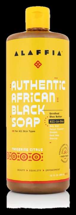 Alaffia Authentic African Black Soap All-In-One - Tangerine Citrus