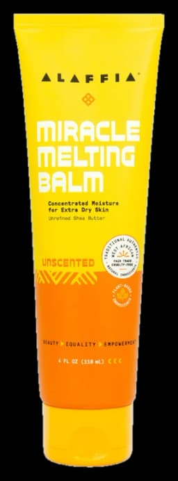 Alaffia Authentic African Miracle Melting Balm, Fragrance Free 4oz