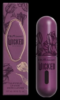 r.e.m. beauty r.e.m. beauty x Wicked: For Good tulip field lip stain